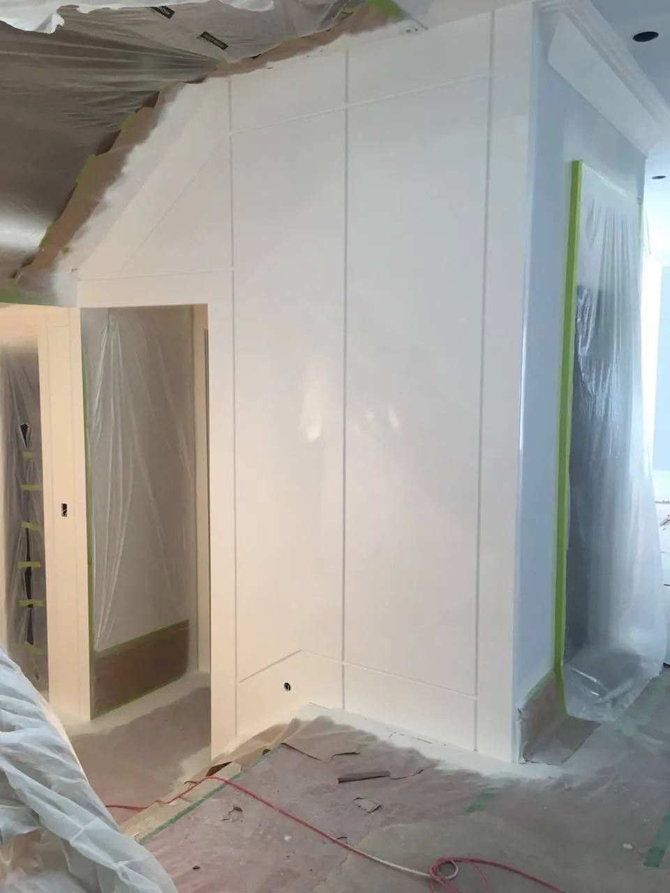 Interior painting — surface prep